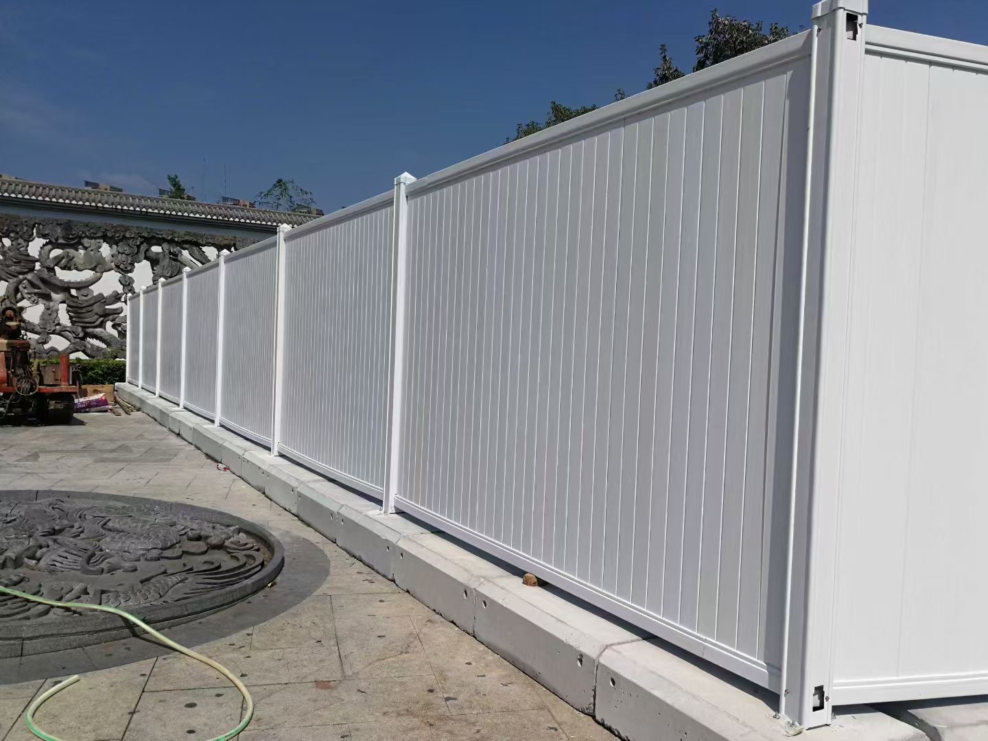 老客戶推薦新客戶，沙井道路維修項目再選旭東PVC圍擋